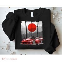 Jdm Euro Car Scene Nsx Tuning Drift Import Sweatshirt thumb 2