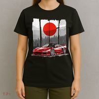 Jdm Euro Car Scene Nsx Tuning Drift Import T-Shirt thumb 4