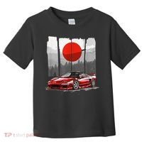 Jdm Euro Car Scene Nsx Tuning Drift Import Toddler T-Shirt thumb 0