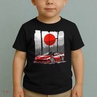 Jdm Euro Car Scene Nsx Tuning Drift Import Toddler T-Shirt thumb 2