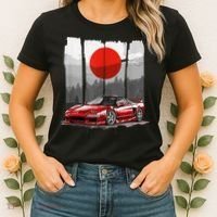 Jdm Euro Car Scene Nsx Tuning Drift Import Women's T-Shirt thumb 2