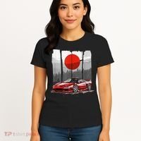 Jdm Euro Car Scene Nsx Tuning Drift Import Women's T-Shirt thumb 4