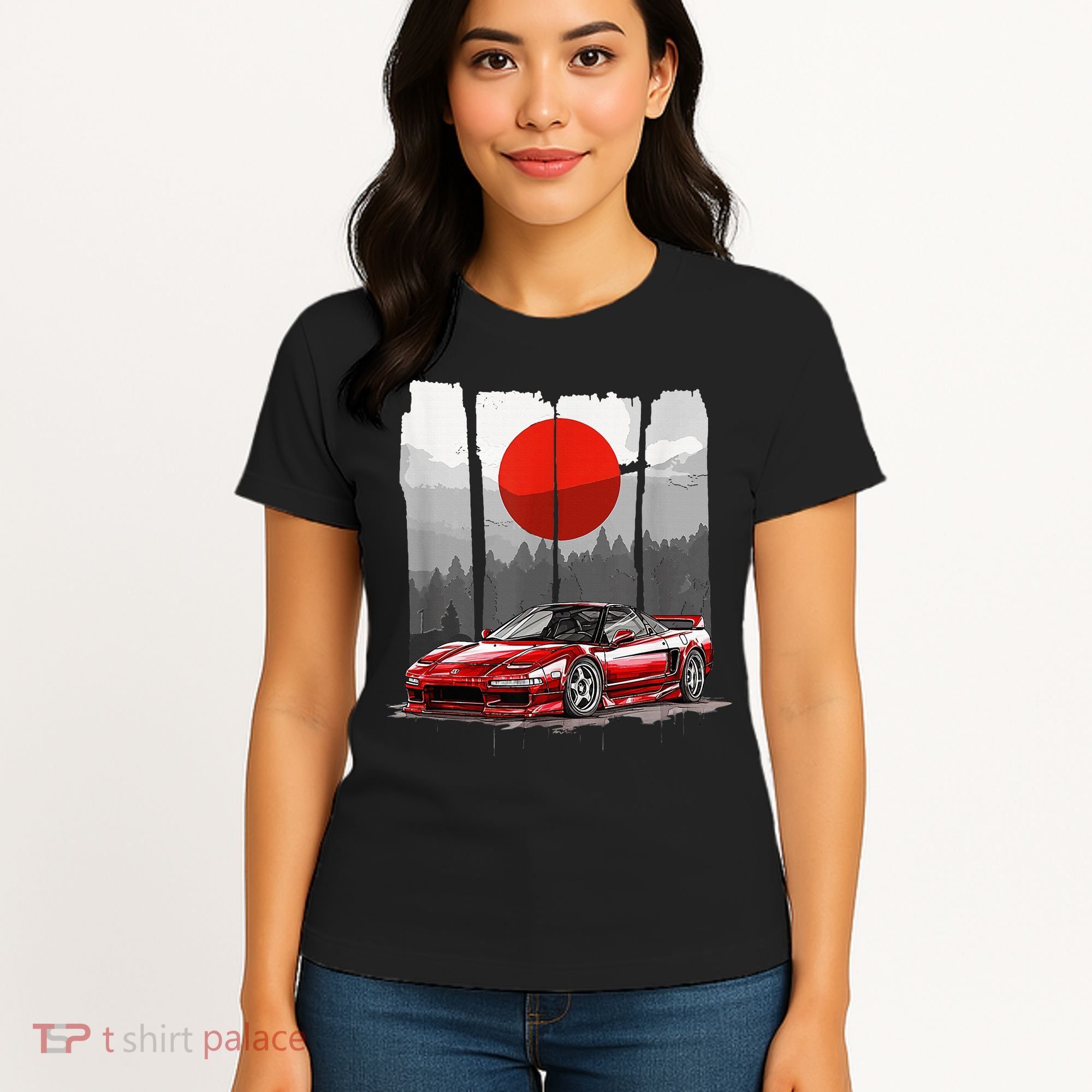 Jdm Euro Car Scene Nsx Tuning Drift Import Women's T-Shirt