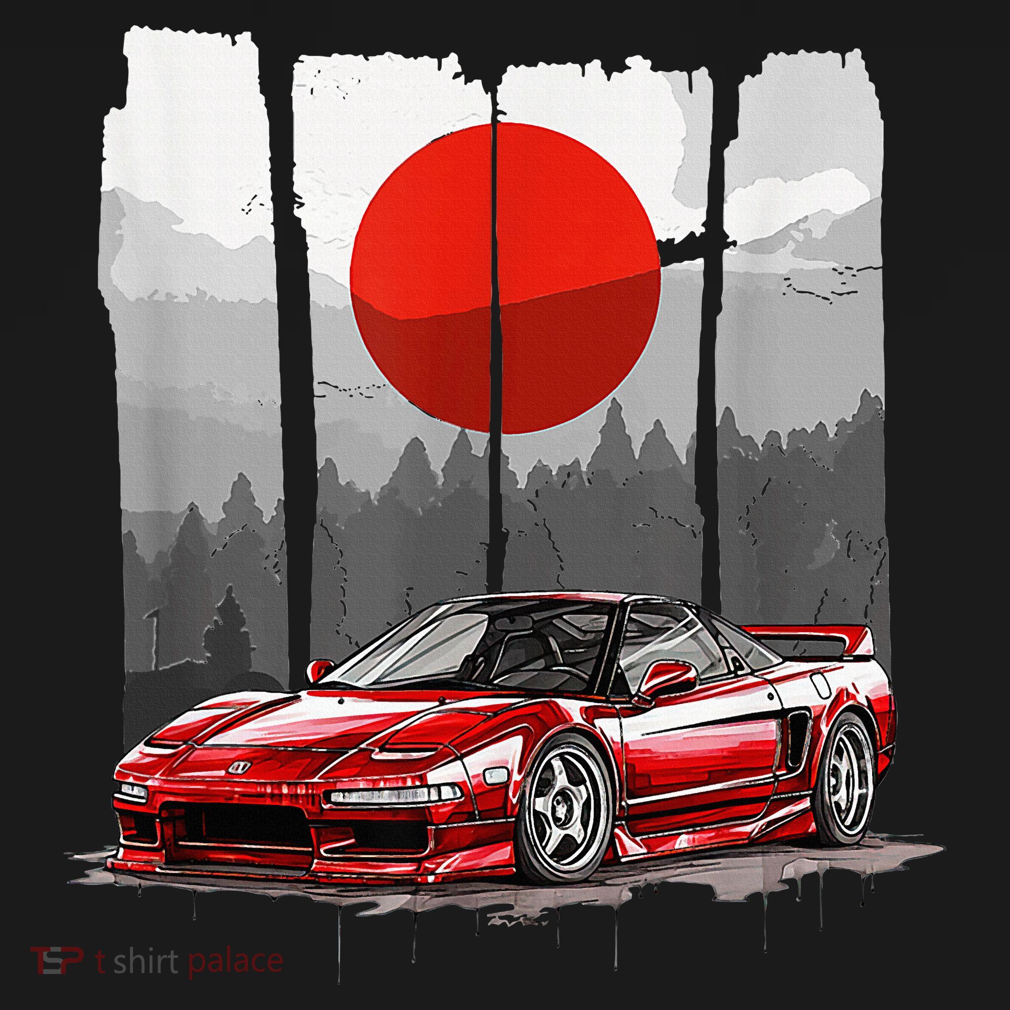 Jdm Euro Car Scene Nsx Tuning Drift Import Women's T-Shirt