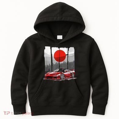 Jdm Euro Car Scene Nsx Tuning Drift Import Kids Hoodie