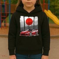 Jdm Euro Car Scene Nsx Tuning Drift Import Kids Hoodie thumb 3