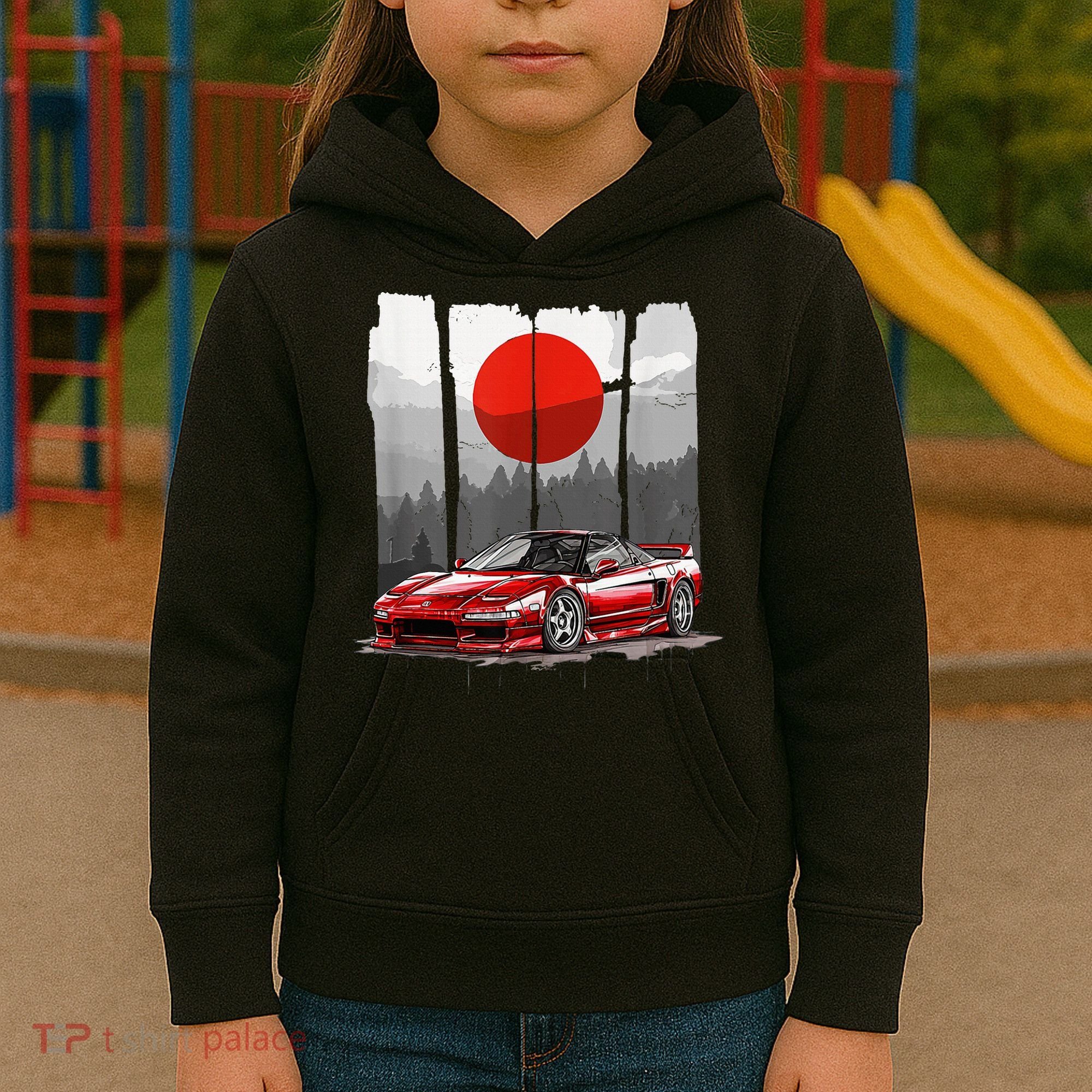 Jdm Euro Car Scene Nsx Tuning Drift Import Kids Hoodie