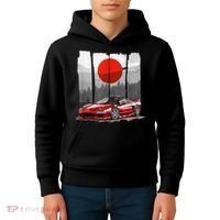 Jdm Euro Car Scene Nsx Tuning Drift Import Kids Hoodie thumb 4