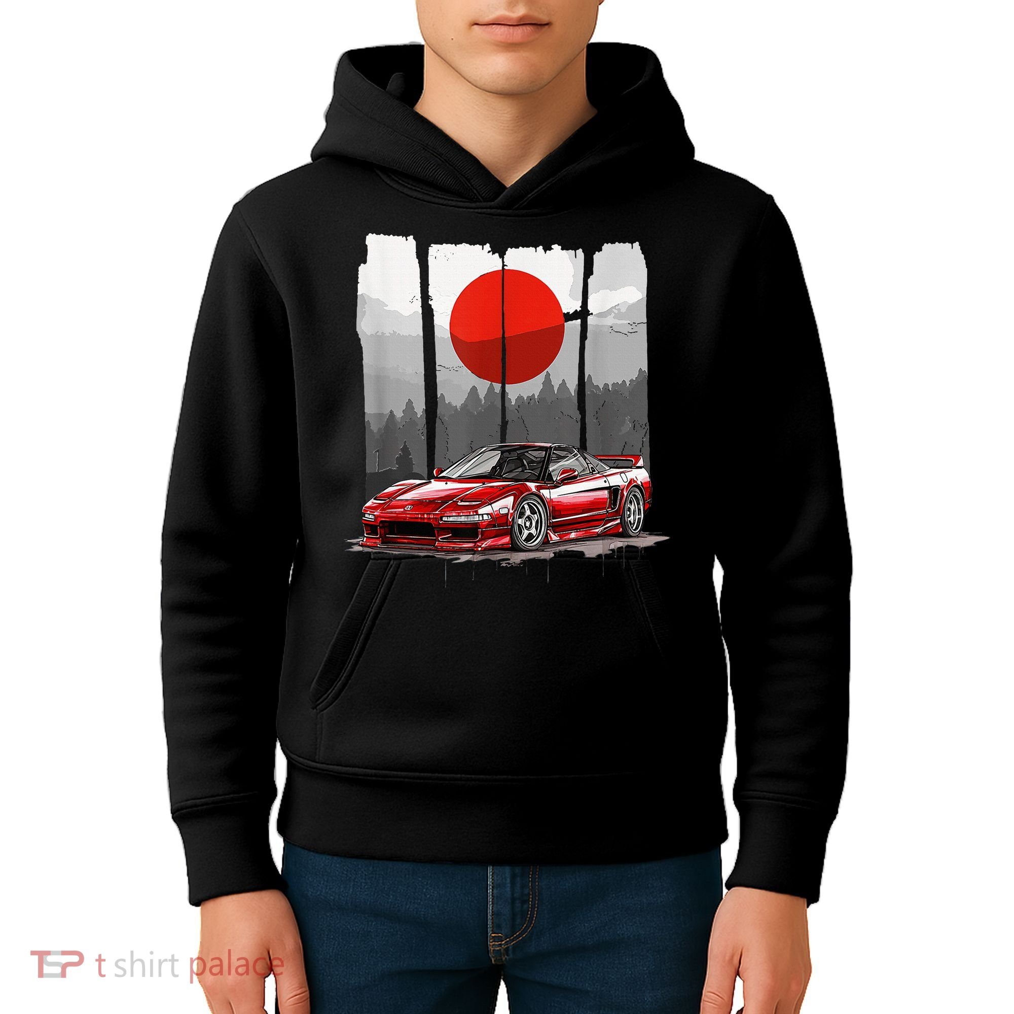 Jdm Euro Car Scene Nsx Tuning Drift Import Kids Hoodie