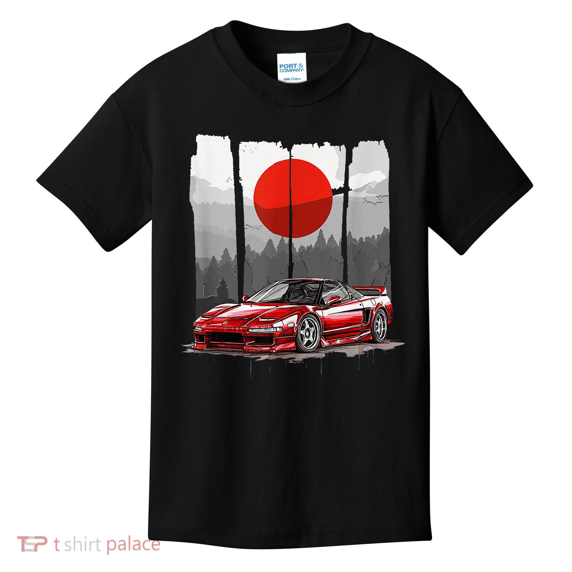 Jdm Euro Car Scene Nsx Tuning Drift Import Kids T-Shirt