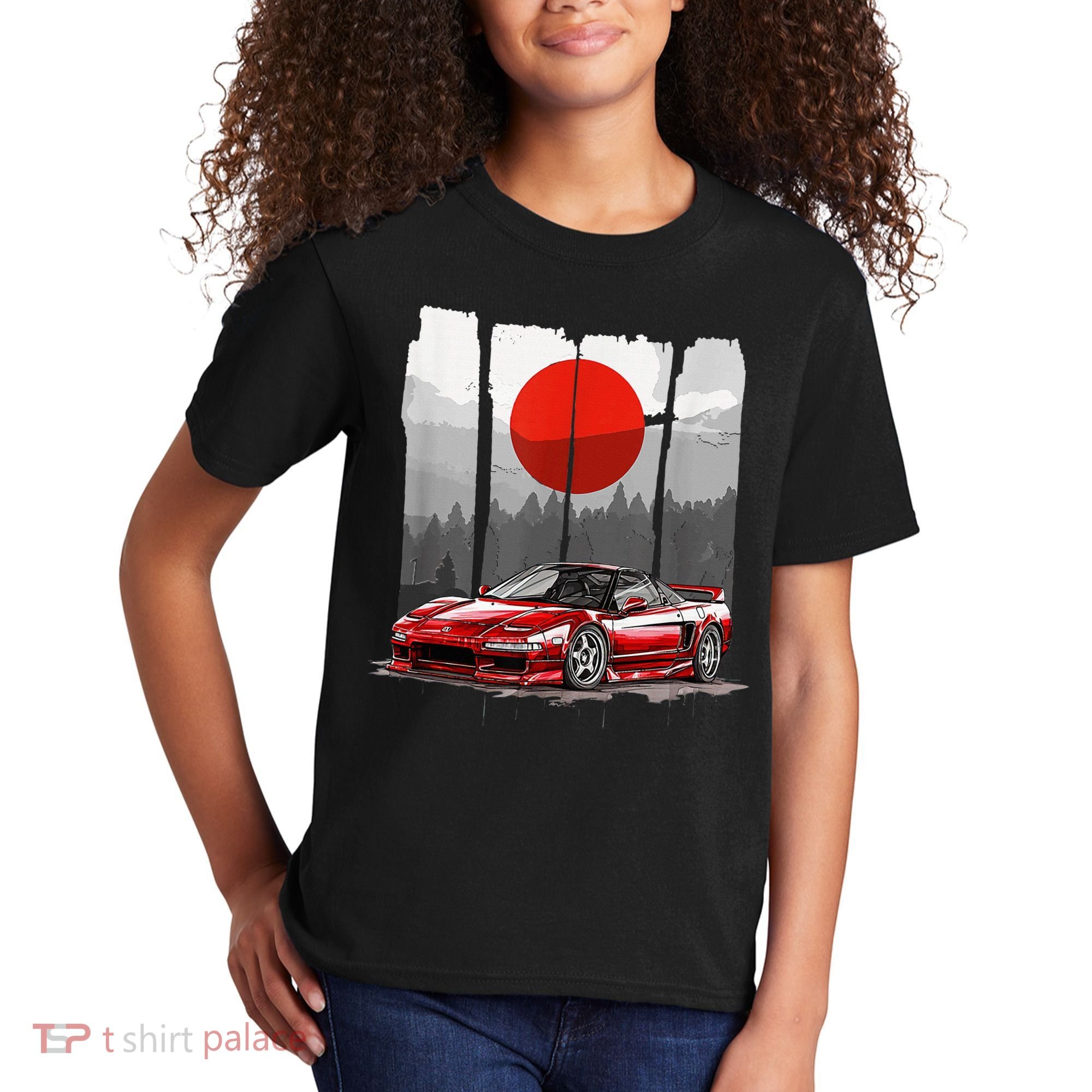 Jdm Euro Car Scene Nsx Tuning Drift Import Kids T-Shirt