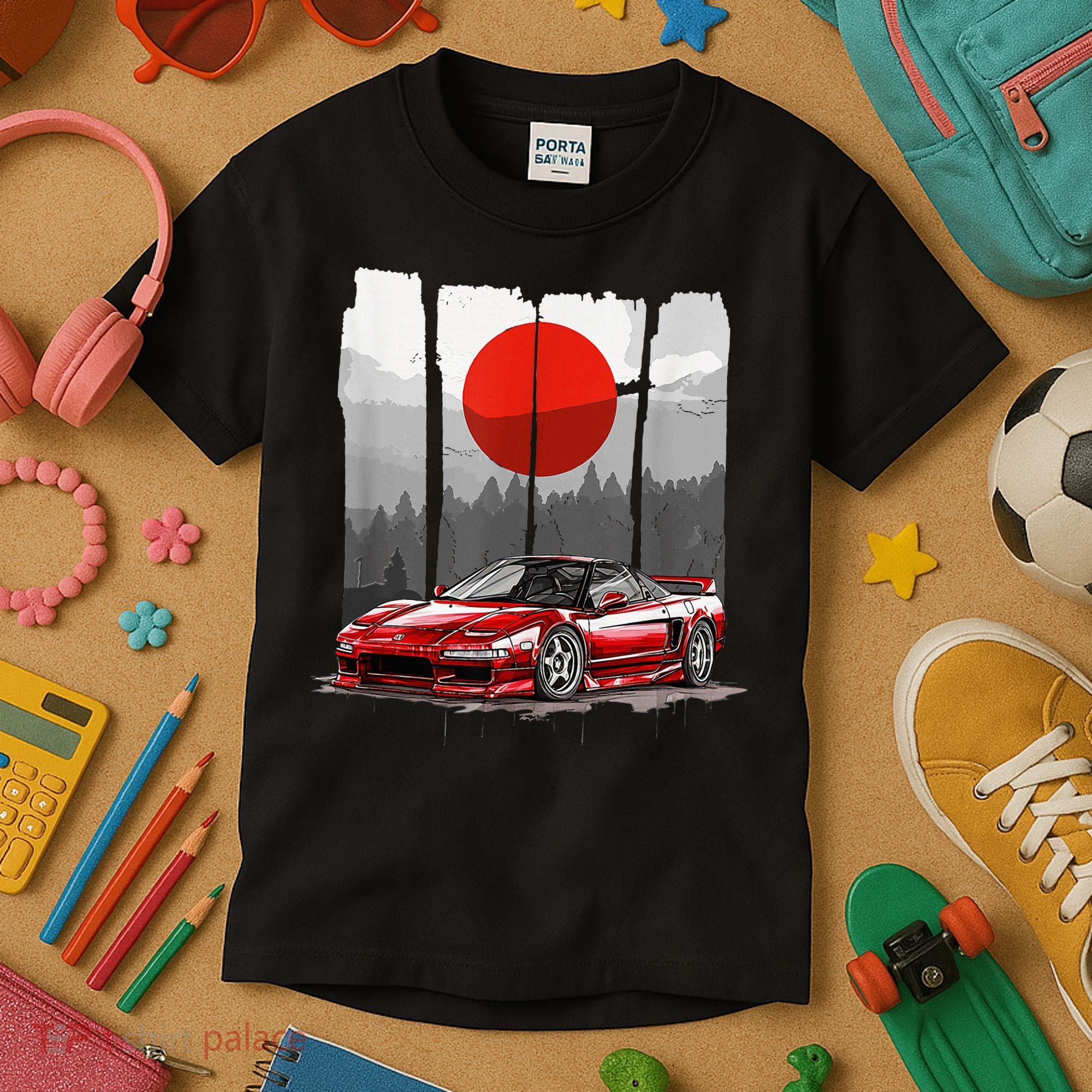 Jdm Euro Car Scene Nsx Tuning Drift Import Kids T-Shirt