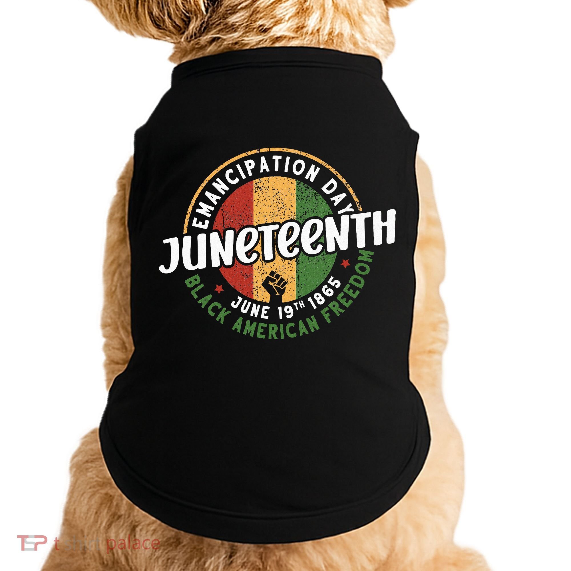 Juneteenth Emancipation Day Black American Freedom Doggie Tank