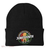 Juneteenth Emancipation Day Black American Freedom Beanie thumb 0