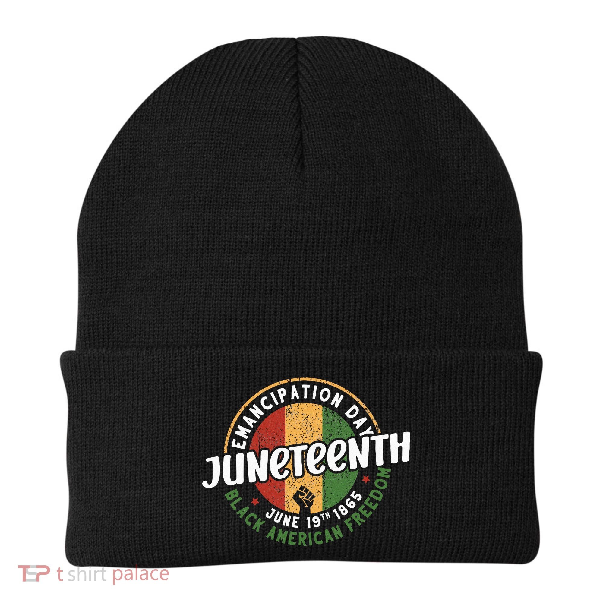Juneteenth Emancipation Day Black American Freedom Beanie