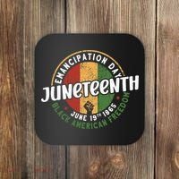 Juneteenth Emancipation Day Black American Freedom Coaster thumb 0