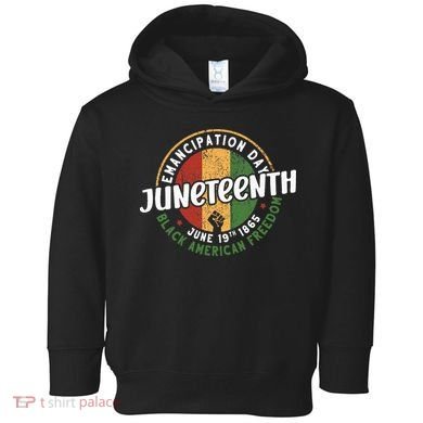 Juneteenth Emancipation Day Black American Freedom Toddler Hoodie