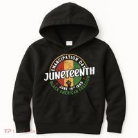 Juneteenth Emancipation Day Black American Freedom Kids Hoodie thumb 0