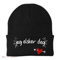 Jeg Elsker Deg I Love You In Norwegian Beanie thumb 0