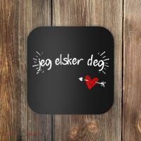 Jeg Elsker Deg I Love You In Norwegian Coaster thumb 0