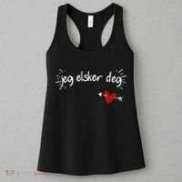Jeg Elsker Deg I Love You In Norwegian Women's Tank Top thumb 3