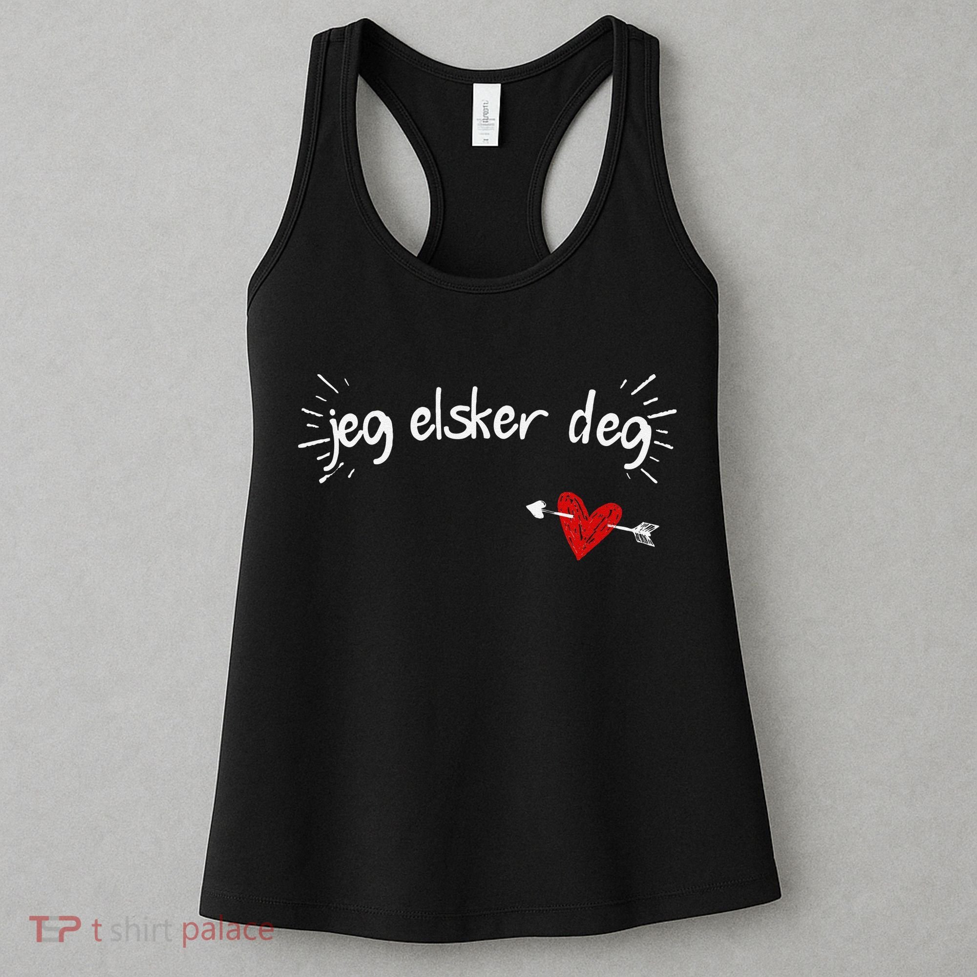 Jeg Elsker Deg I Love You In Norwegian Women's Tank Top