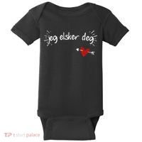 Jeg Elsker Deg I Love You In Norwegian Baby Bodysuit thumb 0