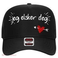 Jeg Elsker Deg I Love You In Norwegian Hat thumb 0