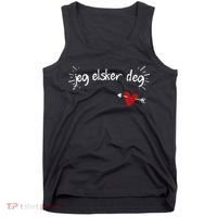 Jeg Elsker Deg I Love You In Norwegian Tank Top thumb 0