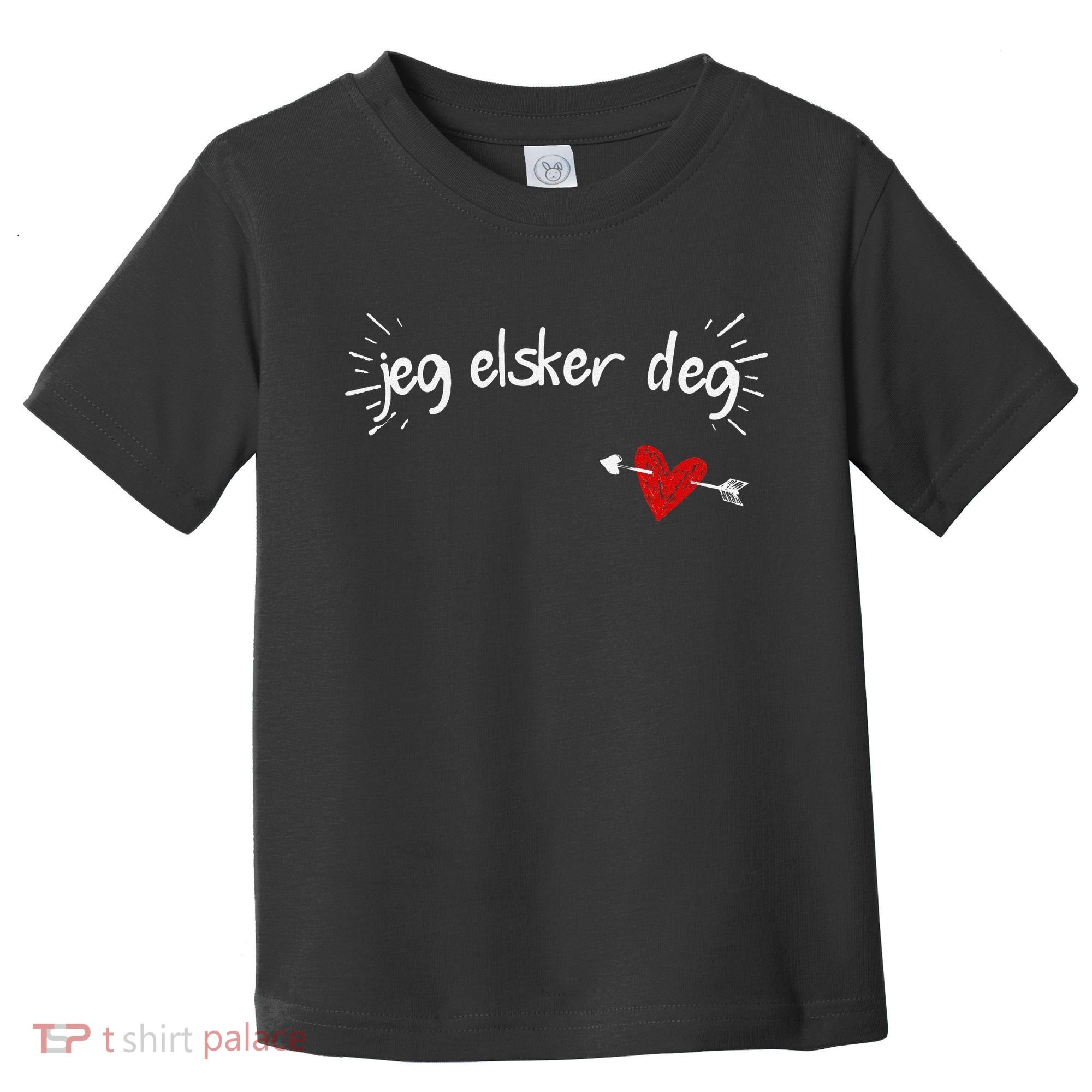 Jeg Elsker Deg I Love You In Norwegian Toddler T-Shirt