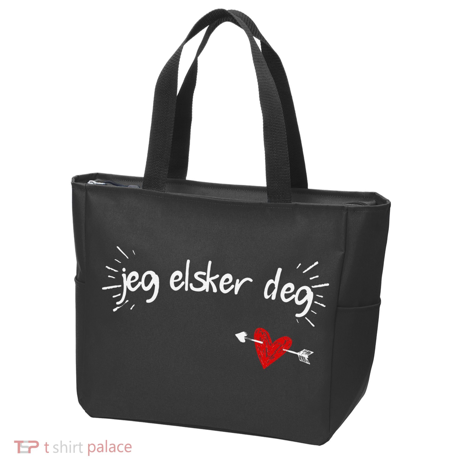 Jeg Elsker Deg I Love You In Norwegian Tote Bag