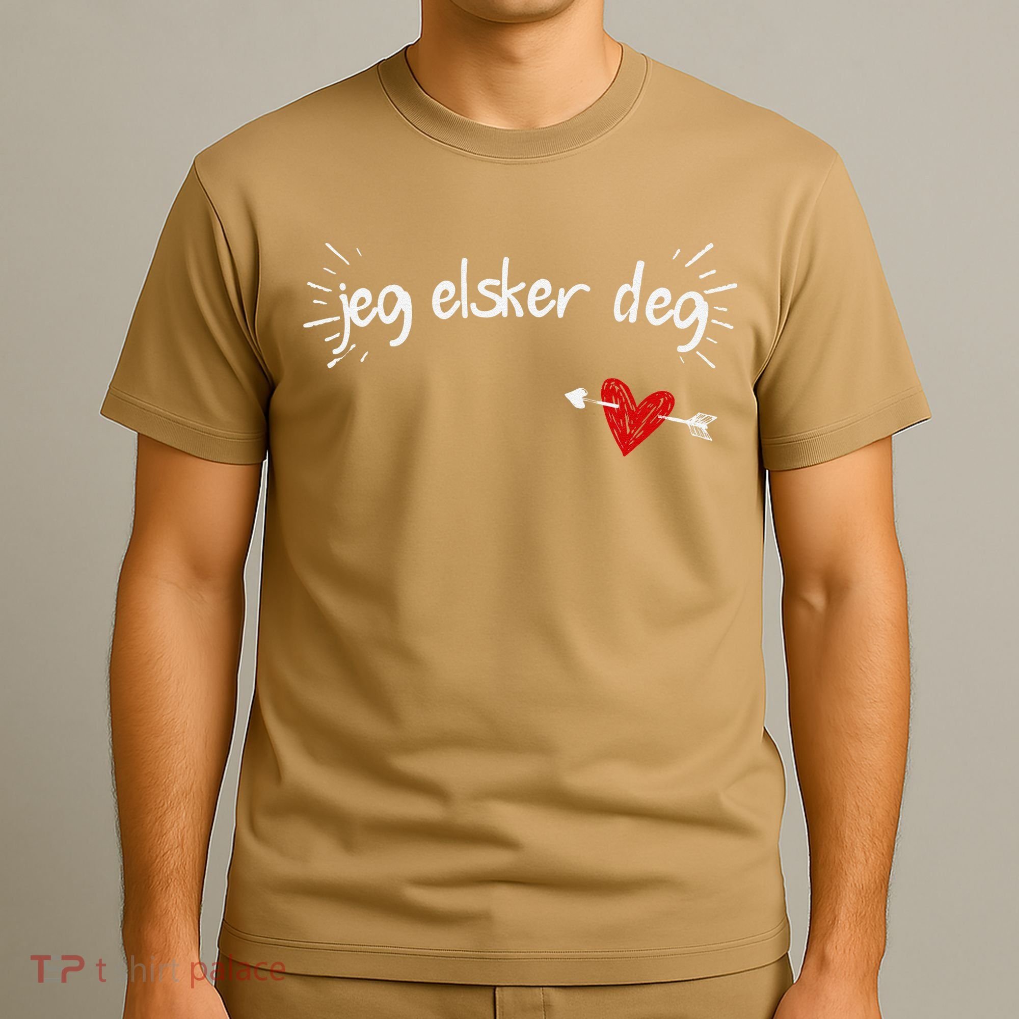 Jeg Elsker Deg I Love You In Norwegian T-Shirt