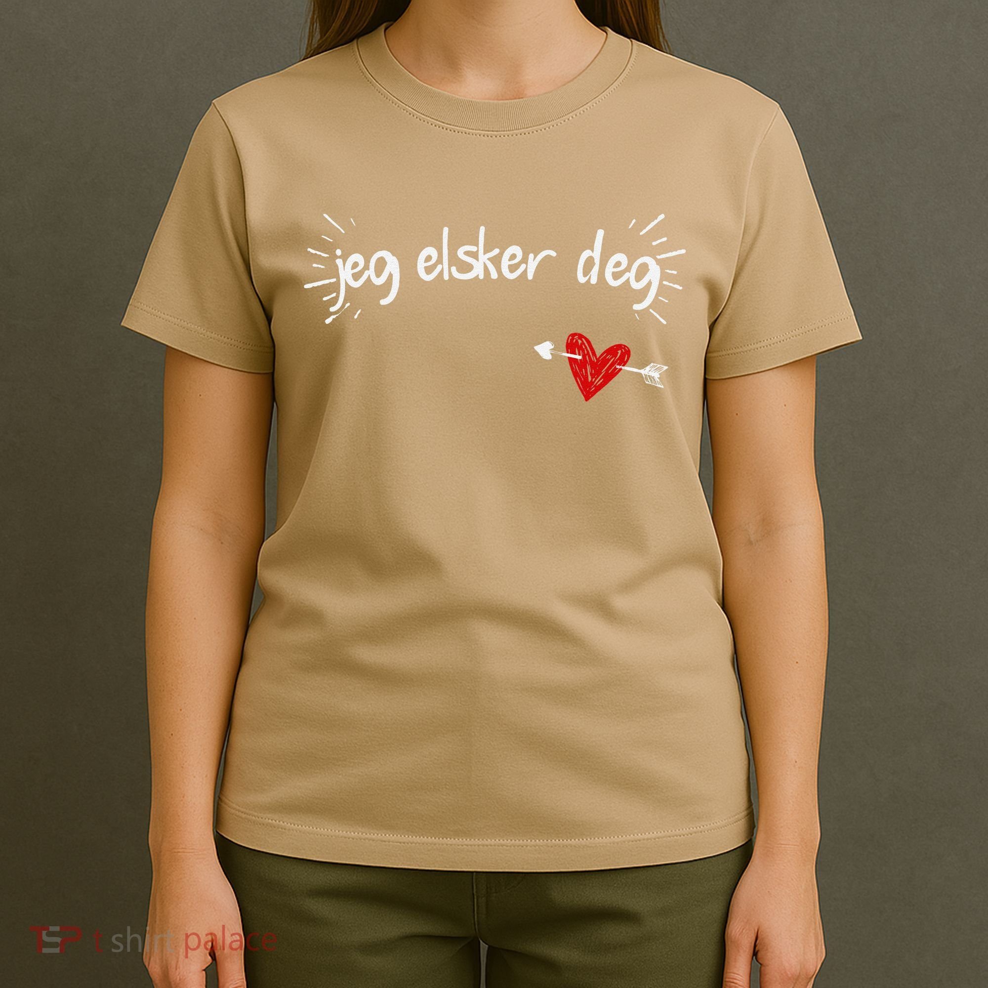 Jeg Elsker Deg I Love You In Norwegian T-Shirt