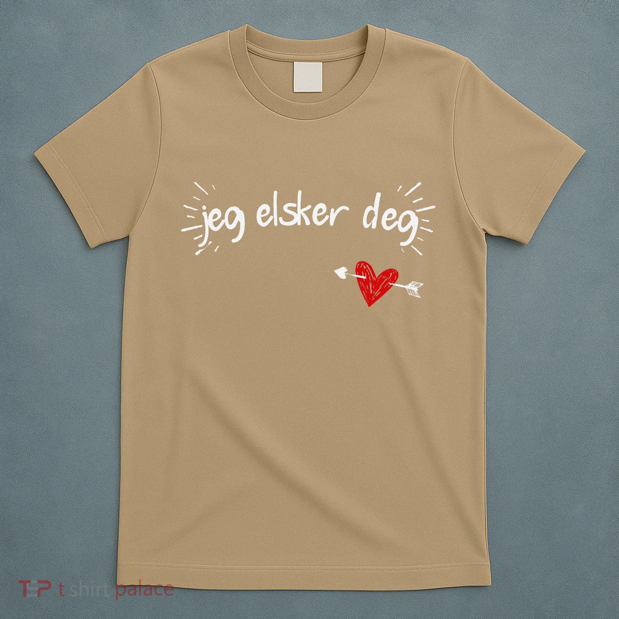 Jeg Elsker Deg I Love You In Norwegian T-Shirt