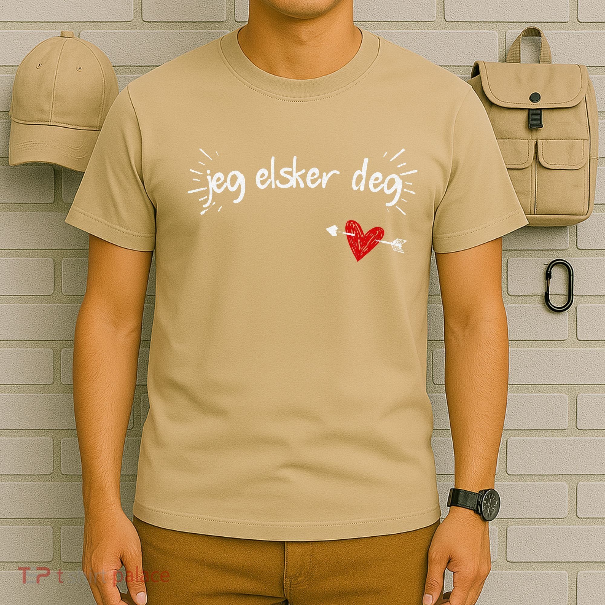 Jeg Elsker Deg I Love You In Norwegian T-Shirt