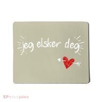 Jeg Elsker Deg I Love You In Norwegian Mousepad thumb 0