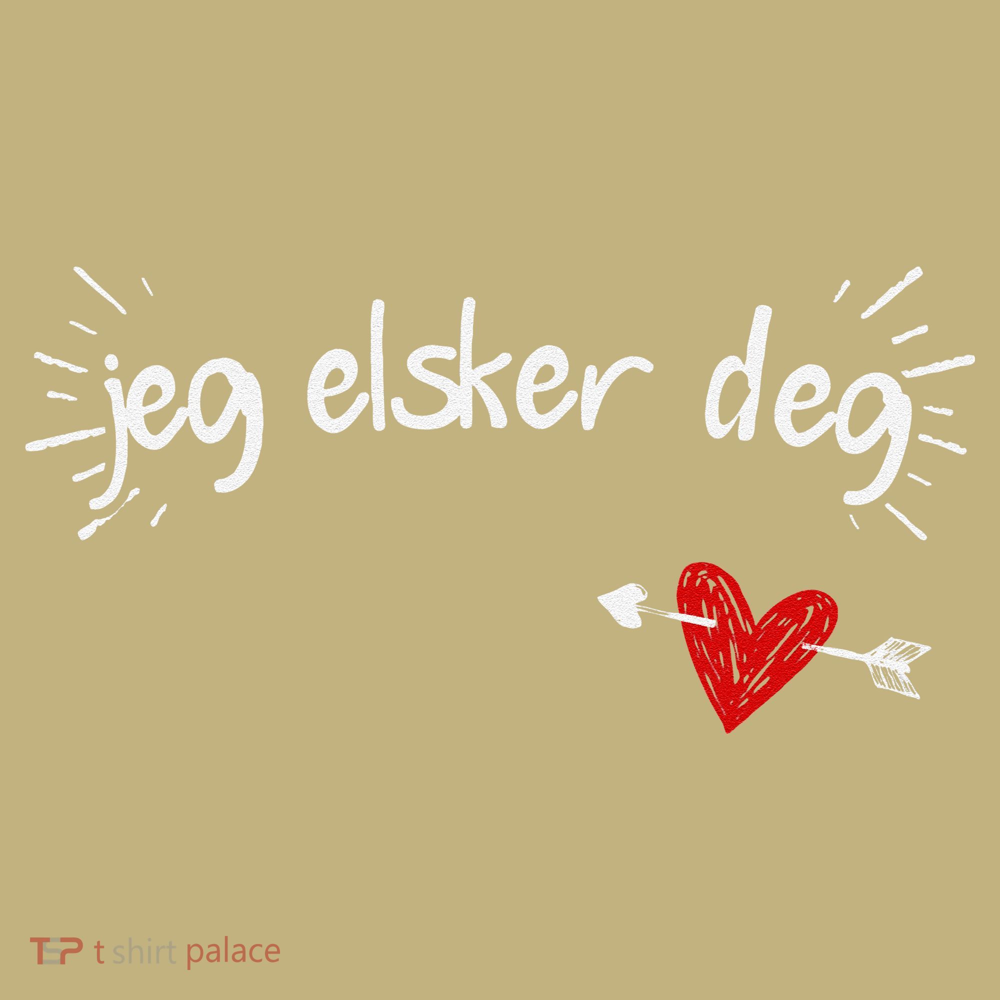 Jeg Elsker Deg I Love You In Norwegian Mousepad