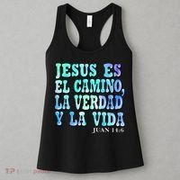 Jesus Es El Camino Premium Women's Tank Top thumb 3
