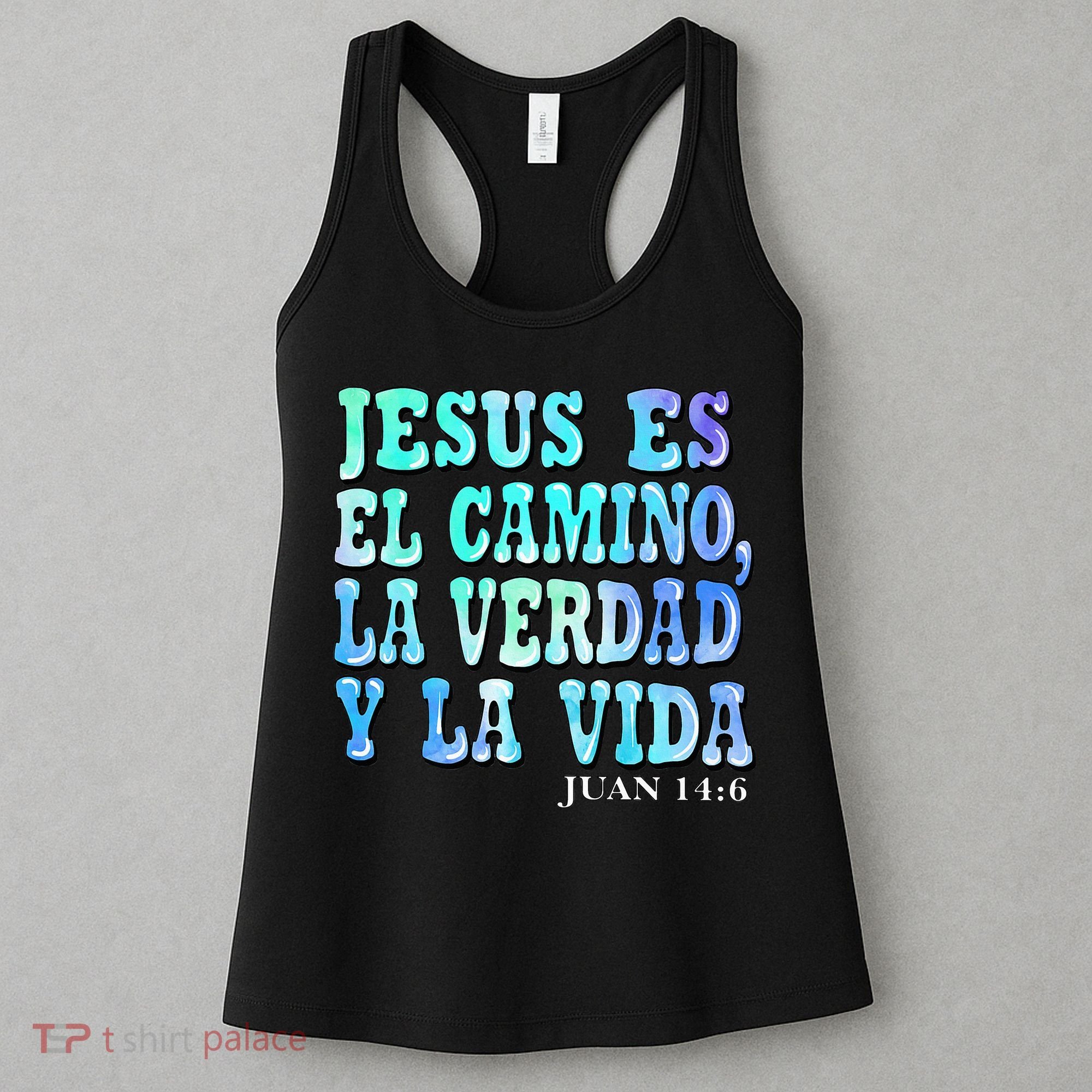 Jesus Es El Camino Premium Women's Tank Top