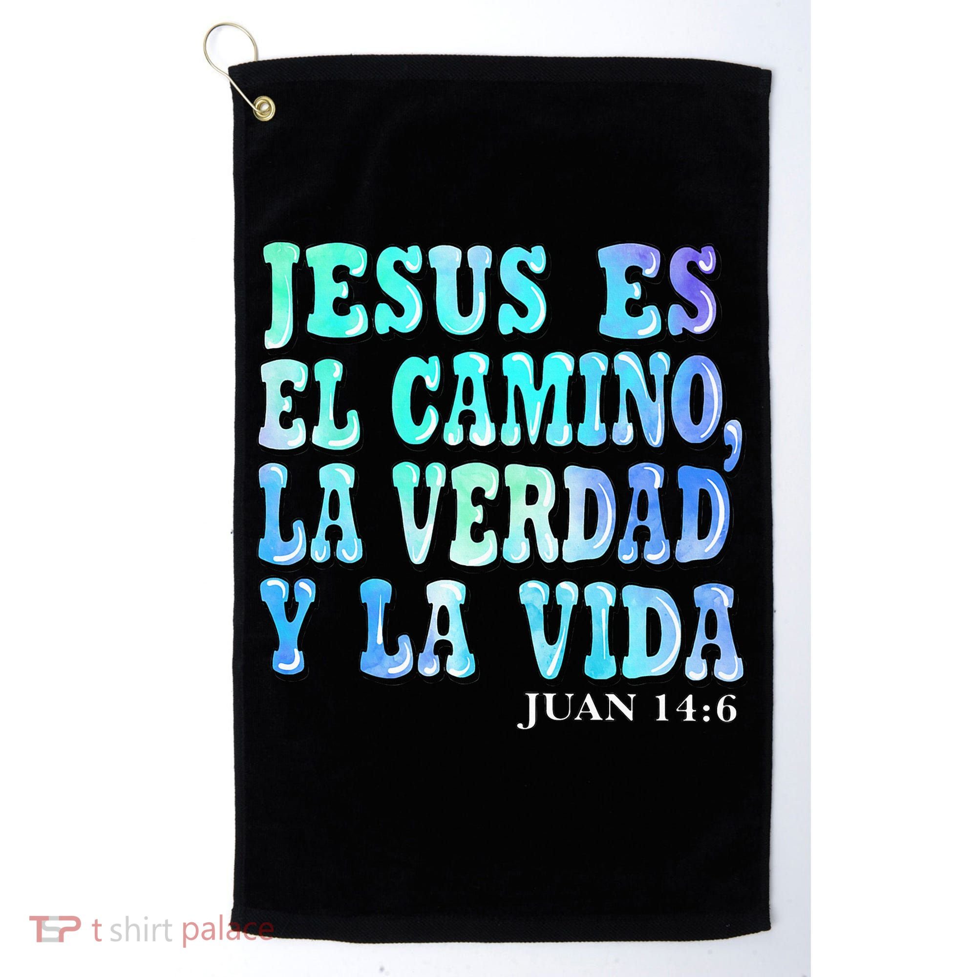 Jesus Es El Camino Premium Golf Towel