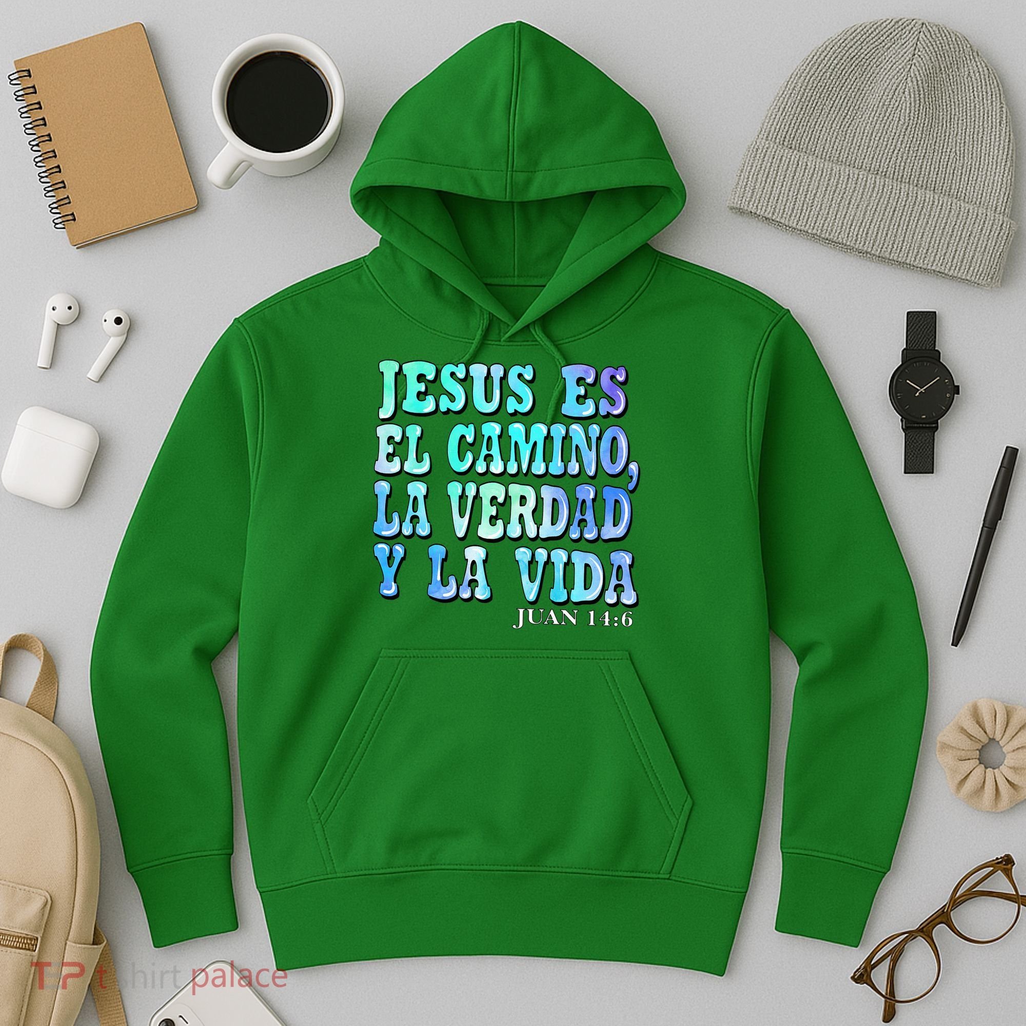 Jesus Es El Camino Premium Hoodie