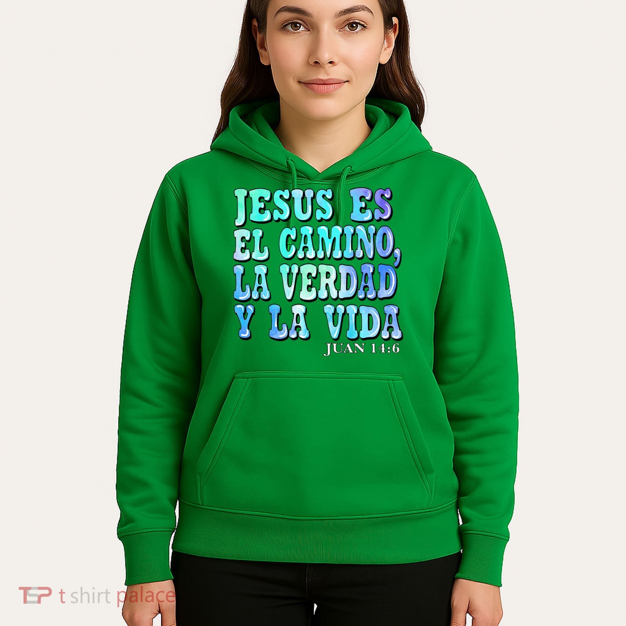 Jesus Es El Camino Premium Hoodie