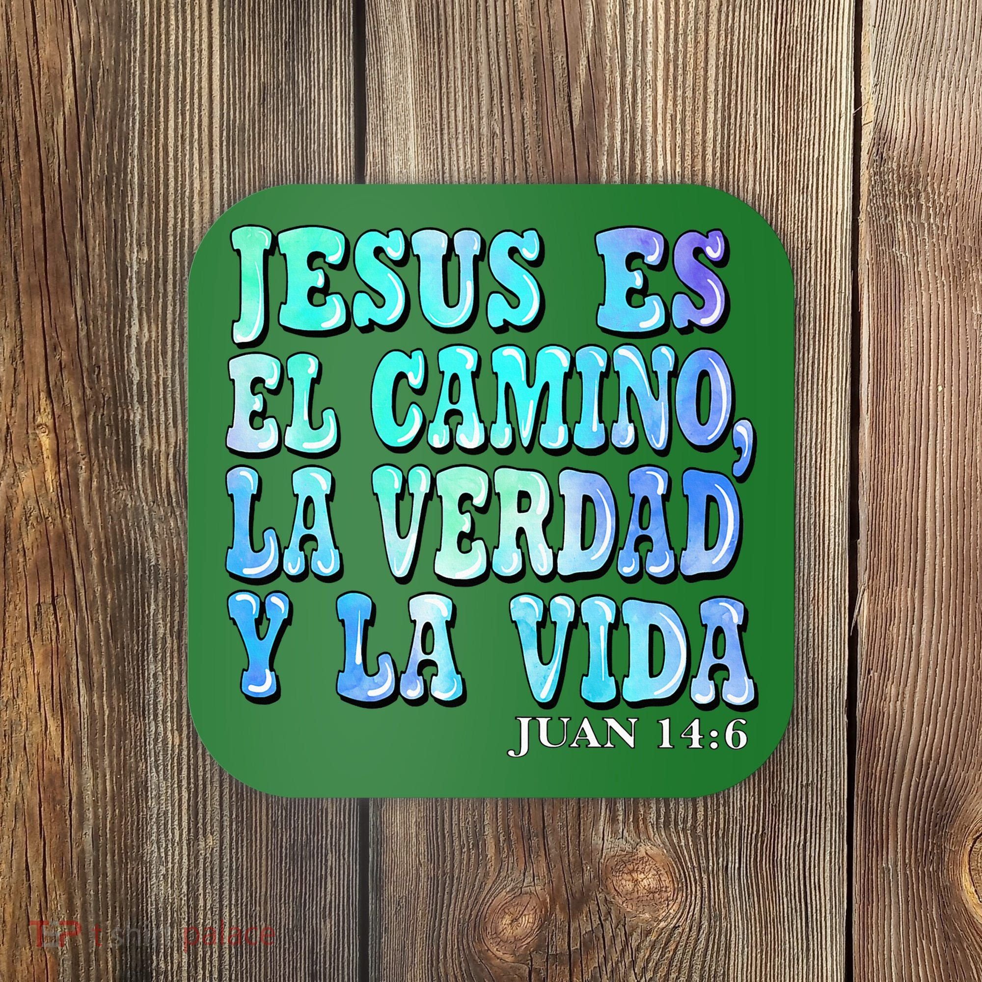 Jesus Es El Camino Premium Coaster