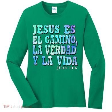 Jesus Es El Camino Premium Women's Long Sleeve Shirt