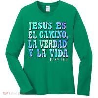 Jesus Es El Camino Premium Women's Long Sleeve Shirt thumb 0