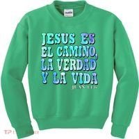 Jesus Es El Camino Premium Kids Sweatshirt thumb 0