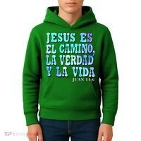 Jesus Es El Camino Premium Kids Hoodie thumb 4