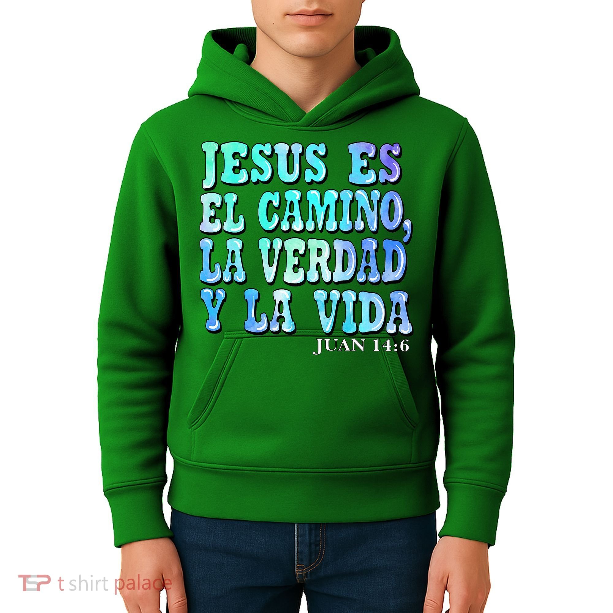 Jesus Es El Camino Premium Kids Hoodie