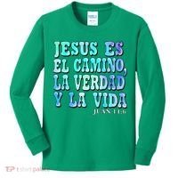Jesus Es El Camino Premium Kids Long Sleeve Shirt thumb 0