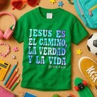 Jesus Es El Camino Premium Kids T-Shirt thumb 3